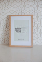 Load image into Gallery viewer, Jeremiah 29:11,  A4 Tongan/English - I know the Plans I have for You (Natural)