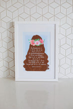 Load image into Gallery viewer, Numbers 6:24-26 - Samoan - Blessing on You (White) A3