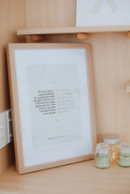 Load image into Gallery viewer, Jeremiah 29:11,  A4 Tongan/English - I know the Plans I have for You (Natural)