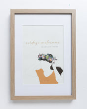 Load image into Gallery viewer, Jeremiah 31:3 - A4 Samoan/English Belle You are Loved, White & Gold (Natural)