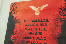 Load image into Gallery viewer, Joshua 1:9 - A1 Samoan: Be Strong & Courageous - Caleb (White)