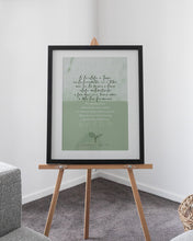 Load image into Gallery viewer, Lamentations 3:22-23 - A3 Samoan: Green Pastures, Steadfast Love of the Lord  (Black)