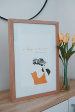 Load image into Gallery viewer, Jeremiah 31:3 - A4 Samoan/English Belle You are Loved, White & Gold (Natural)