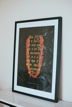Load image into Gallery viewer, Joshua 24:15 - A2 Samoan: As for Me & My House, Ula Fala (Black)