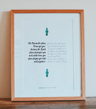 Load image into Gallery viewer, Jeremiah 29:11 A3 Māori/English - I know the Plans I have for you - B&W (Natural)