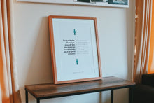 Load image into Gallery viewer, Jeremiah 29:11 A3 Māori/English - I know the Plans I have for you - B&W (Natural)