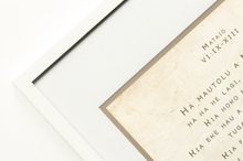 Load image into Gallery viewer, Matthew 6 - Niuean, The Lord's Prayer CLASEC - (White) A2