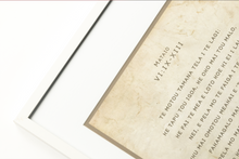 Load image into Gallery viewer, Matthew 6 - Tuvaluan, The Lord's Prayer CLASEC - (White) A2