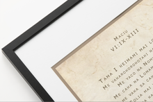 Load image into Gallery viewer, Matthew 6 - A2 Fijian, The Lord's Prayer CLASEC - (Black)