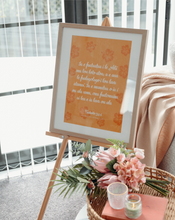 Load image into Gallery viewer, Proverbs 3:5-6 Samoan - Trust in the Lord - Orange (Natural) A3