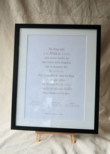 Load image into Gallery viewer, Prayer Samoan: Peace, Courage, Wisdom - Simplicity (Black) A3