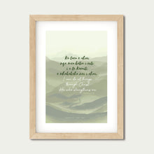 Load image into Gallery viewer, Philippians 4:13 - Māori: I can do all things (Mountains)
