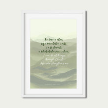 Load image into Gallery viewer, Philippians 4:13 - Māori: I can do all things (Mountains)