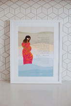 Load image into Gallery viewer, Psalm 139:13-14 - Samoan / Maternity (White) A3