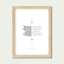 Load image into Gallery viewer, Jeremiah 29:11 Samoan/English - I know the Plans I have for you (B&amp;W)