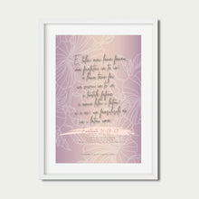 Load image into Gallery viewer, Proverbs 31:28-29 - Samoan: Purple Floral