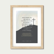 Load image into Gallery viewer, John 3:16 - Samoan: For God so loved the world (Calvary)