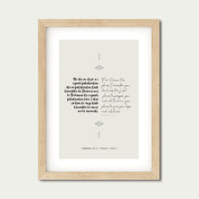 Load image into Gallery viewer, Jeremiah 29:11, Tongan/English - I know the Plans I have for You (Natural)