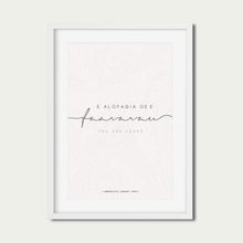 Load image into Gallery viewer, Jeremiah 31:3 - Samoan/English - You are Loved (B&amp;W)