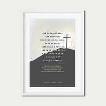 Load image into Gallery viewer, John 3:16 - Samoan: For God so loved the world (Calvary)