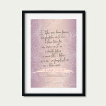 Load image into Gallery viewer, Proverbs 31:28-29 - Samoan: Purple Floral