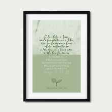 Load image into Gallery viewer, Lamentations 3:22-23 - Samoan (Green Pastures)