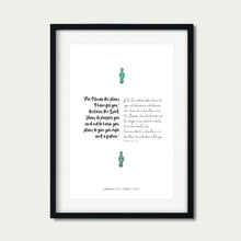 Load image into Gallery viewer, Jeremiah 29:11 Māori/English - I know the Plans I have for you (B&amp;W)