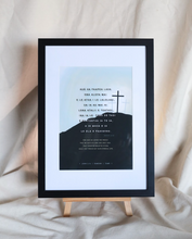 Load image into Gallery viewer, John 3:16 - A4 John 3:16 For God so loved the world, Calvary: Samoan (Black)